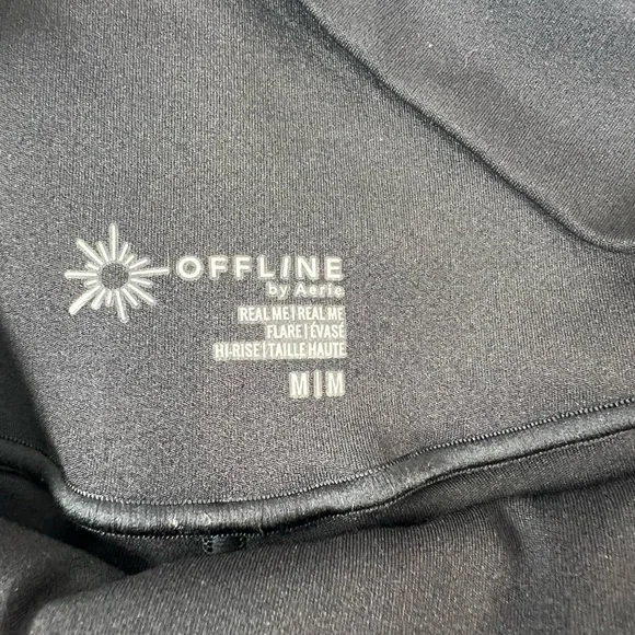 OFFLINE by, Aerie REAL ME FLARE HIGH RISE
Black Leggings Size Med - Picture 8 of 8